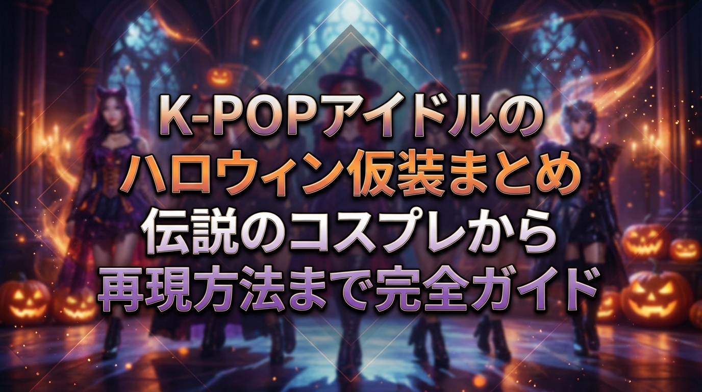 K-POPアイドルのハロウィン仮装まとめ|伝説のコスプレから再現方法まで完全ガイド